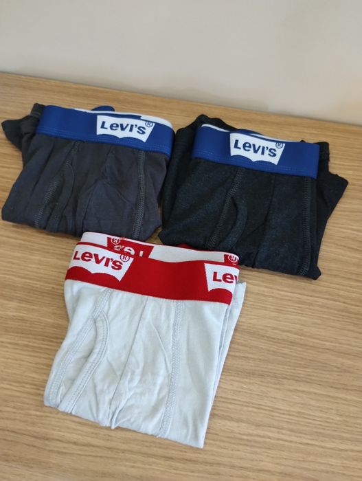 Труси боксерки Levi's розмір М, 3 пари, бавовна, cotton