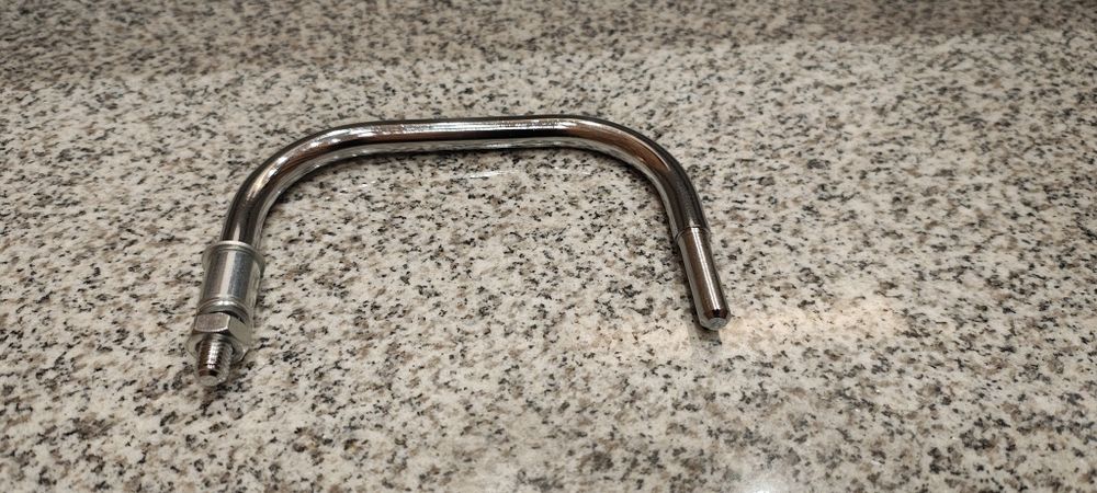 Nowy uchwyt mocowanie pasażera chrom wsk 125 175