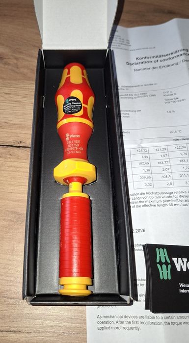 WERA 7441 1,2-3 Nm plus bity