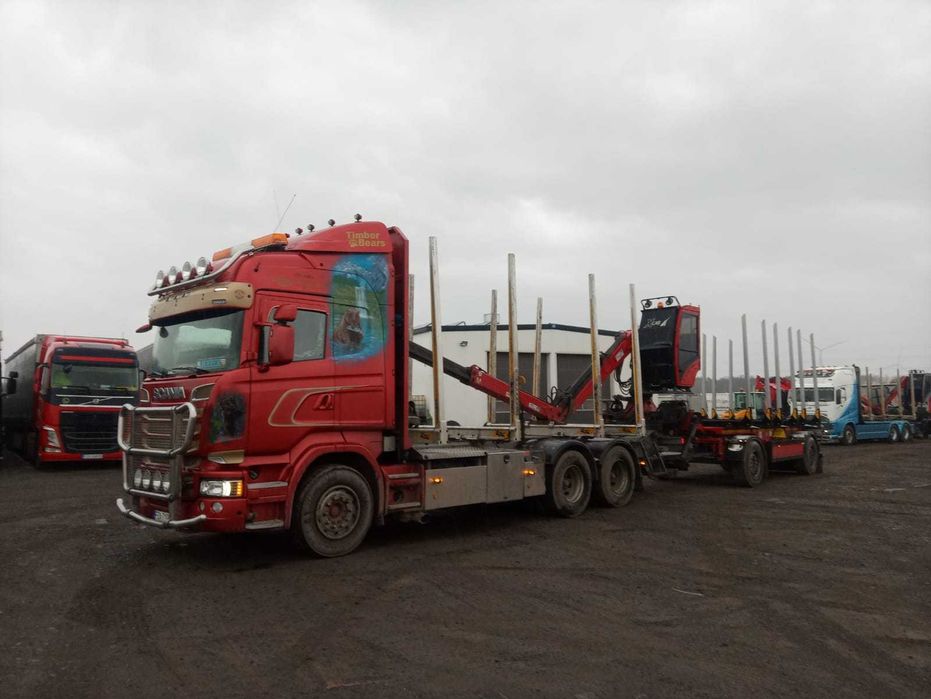 Samochód ciężarowy do drewna Scania R730, 2014 r.