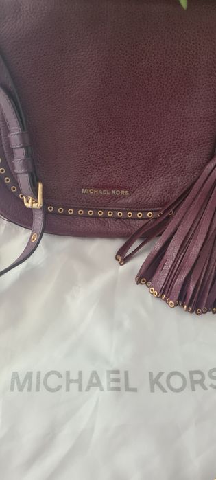 Sprzedam torebkę skórzaną MICHAEL KORS model Brooklyn 30F6ABNM2L Plum