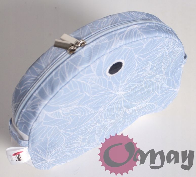 organizer do OBAG MOON LIGHT kwiaty błękit wkład 2 kieszenie OMAY