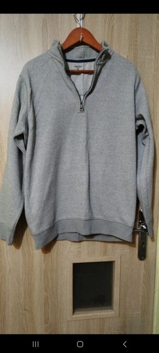 Bluza dresowa męska ze stójką