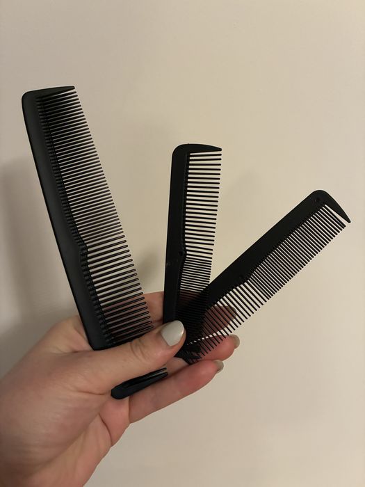 Grzebień - zestaw 3 sztuk (kupione jako grzebień porodowy)