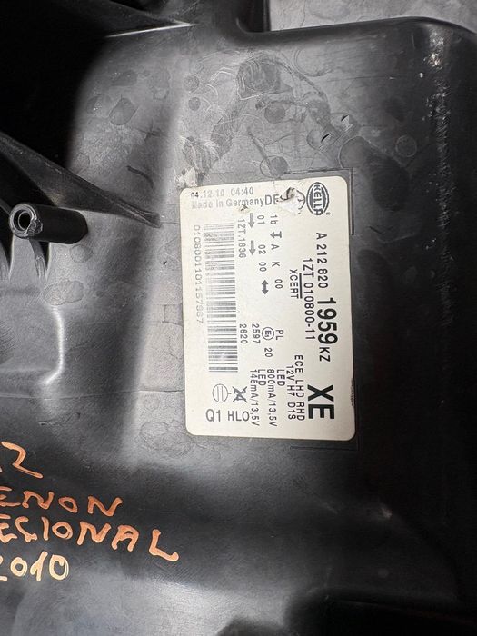 Mercedes w212 óticas