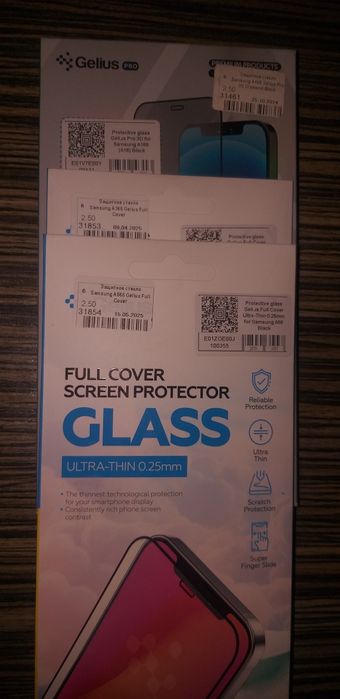 Samsung A36,А37,А56,А57 Защитное Стекло Full Glue Олеофобное Покрытие 9H
