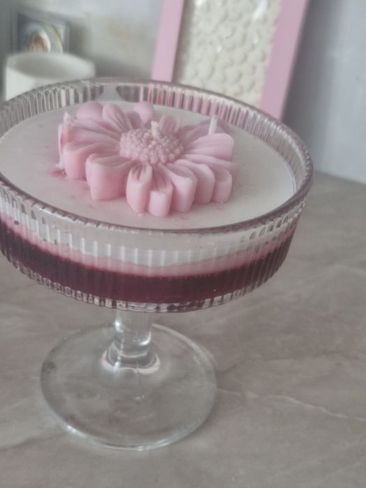 Аромосвічки в дерев'яному кашпо.  Подарунки на 8 березня, дн..