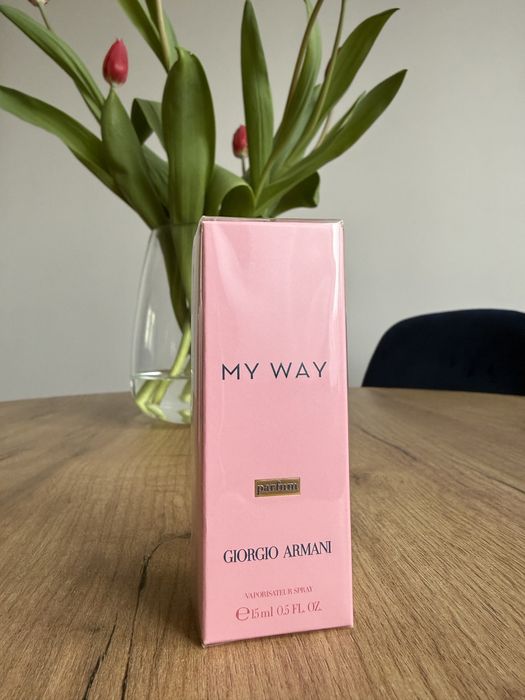 Perfumy Armani My Way Parfum 15 ml nowe folia