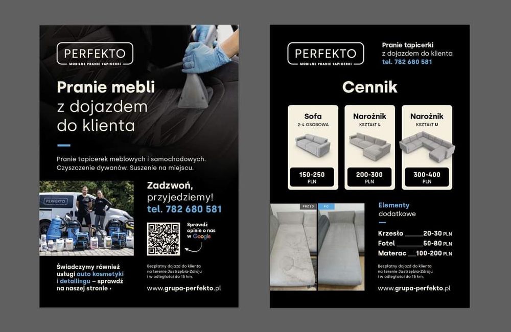 Perfekto Pranie Tapicerki Meblowej