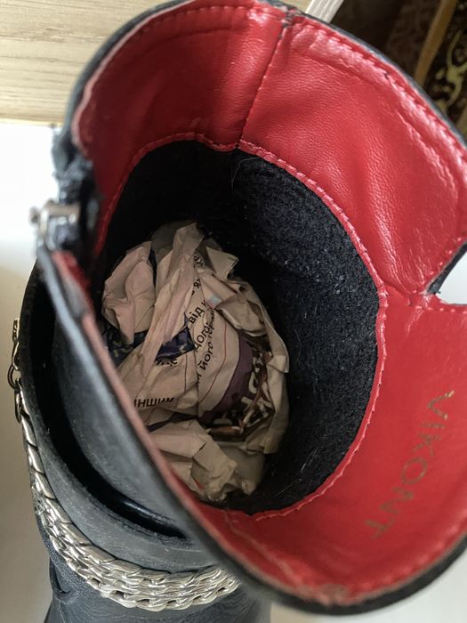 Шкіряні боти/черевики