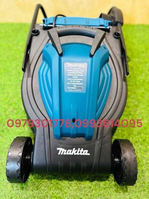 Електрична Безщіткова Газонокосилка Makita ELM33BL Косарка 2.5кВт 33см