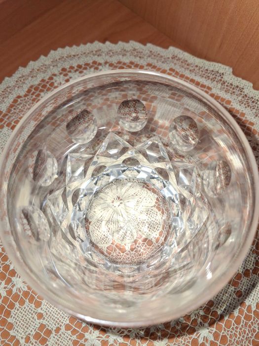 Ваза кришталева Богемська