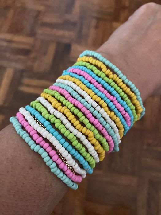 Pulseiras em missangas (envio gratuito)