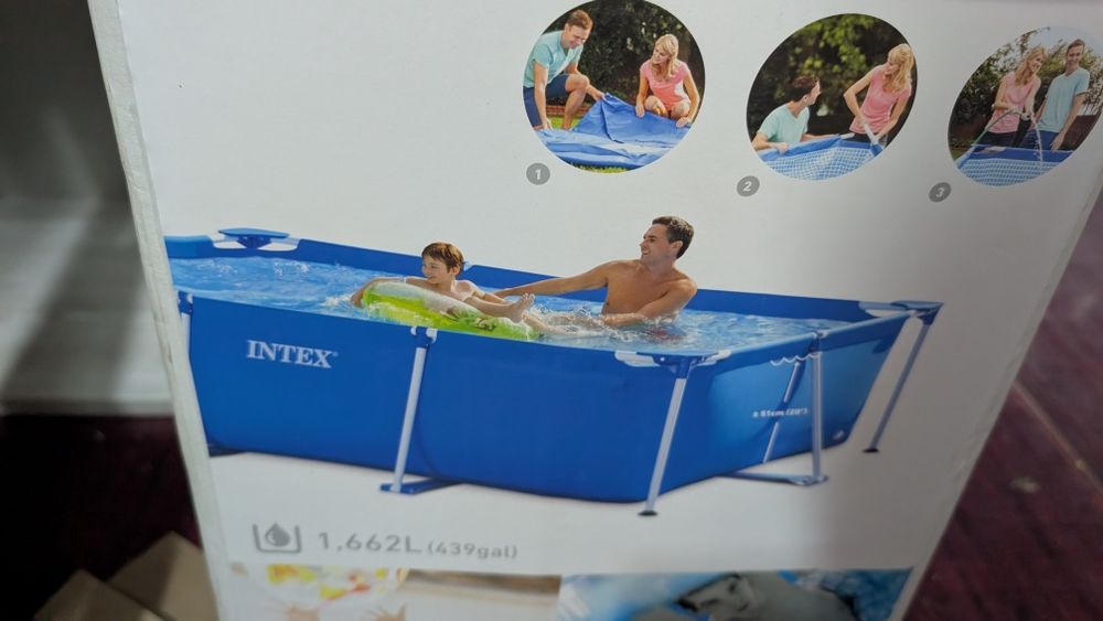 Каркасний басейн INTEX 2,2*1,5*0,6