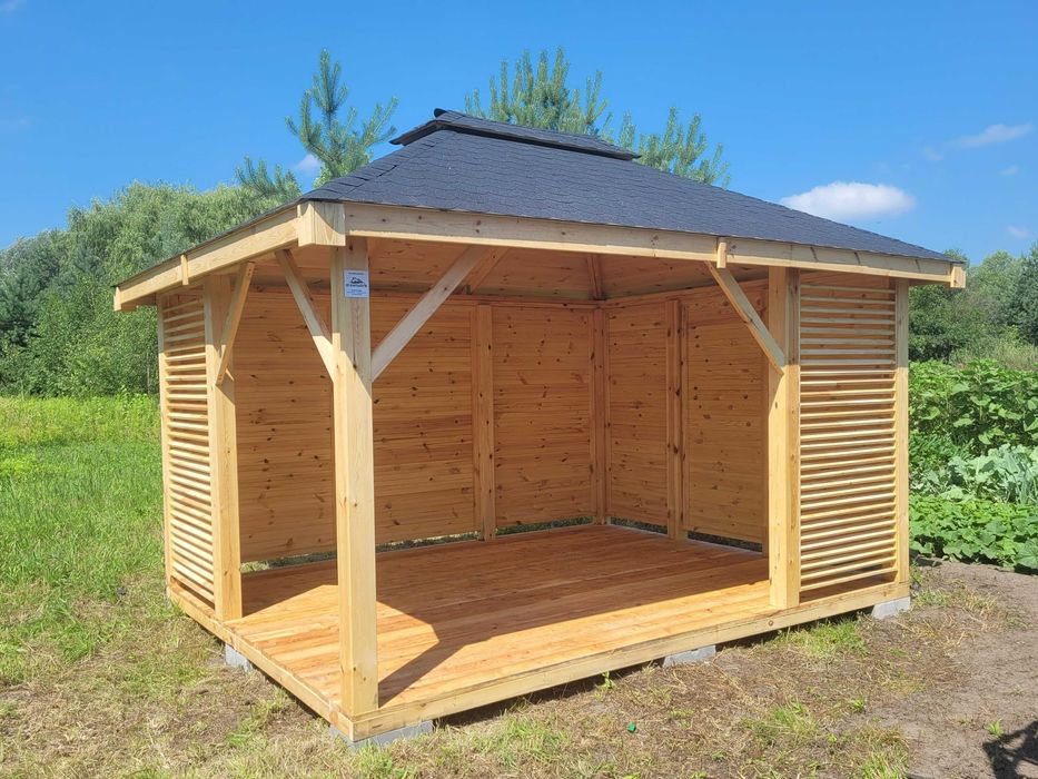 ALTANA OGRODOWA KARO 3,5x3,5 m altanka domek narzędziowy DREWNOTRIK.PL