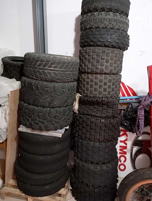 Pneus moto4     frente + trás para  jante 12 +JANTE 9 + JANTE 10 TRÁS