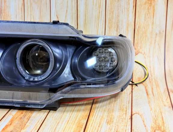 Комплект лінзованих фар з LED ліва + права для ВАЗ 2113 / 2114 / 2115