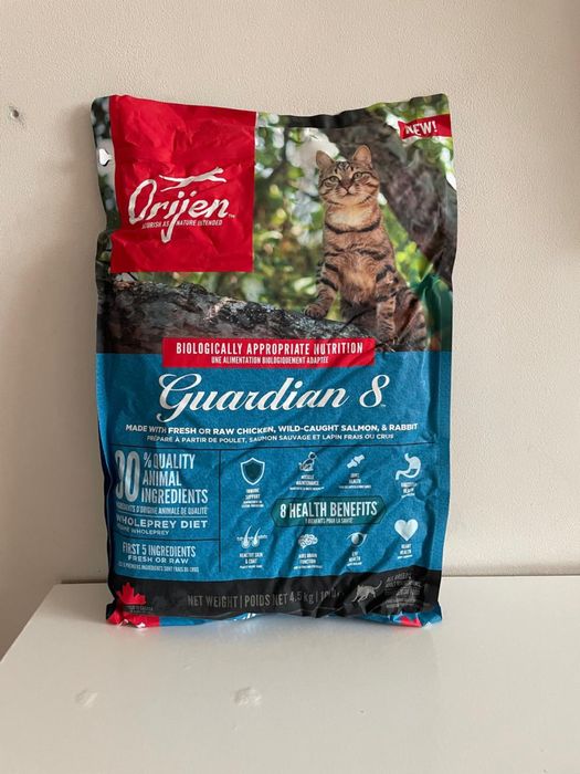 Сухий корм для котів ORIJEN Guardian 8 1.8 кг 4.5 кг Оріджен