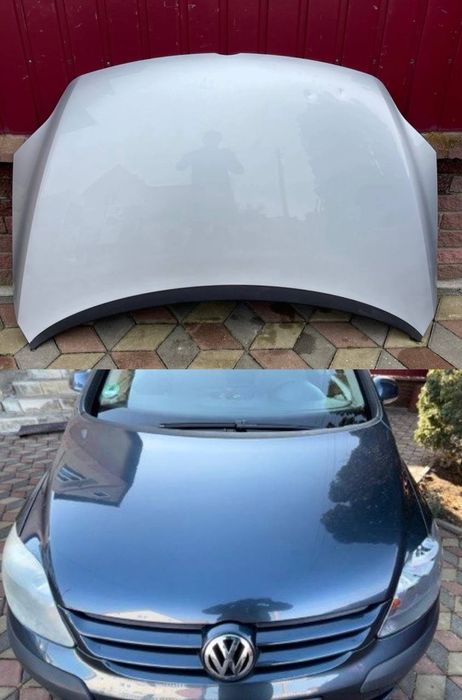 Капот VW Volkswagen Golf 5 Plus + Сірий LA7W Синій LD5Q