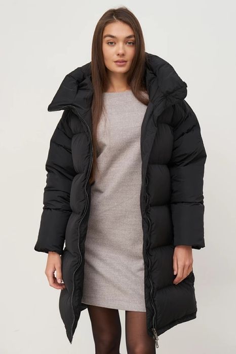 Куртка зимова брендова пуховик чорний Natalie Bolgar