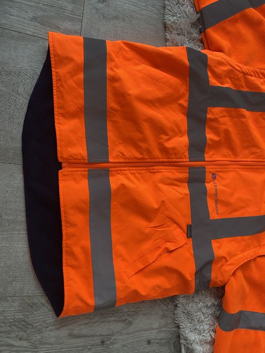 Kurtka softshell z odczepianymi rekawami z polaru rozmiar L