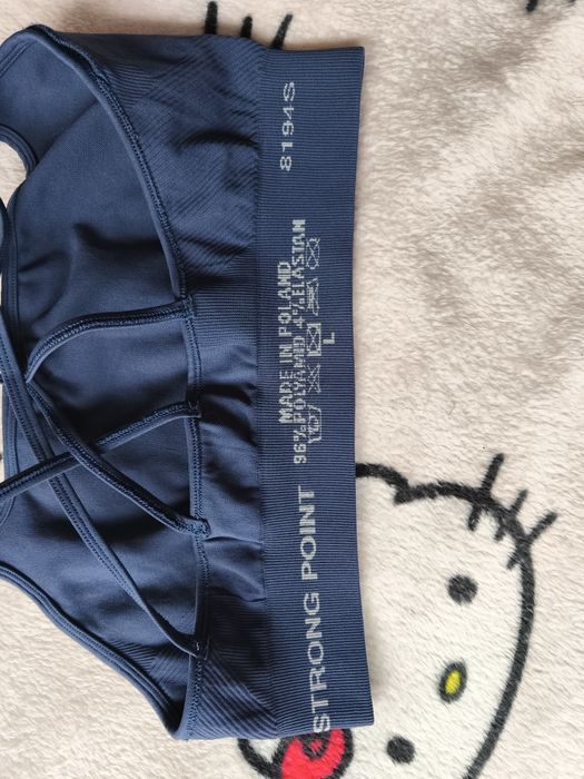 Biustonosz sportowy Strong Point Navy Blue L 40