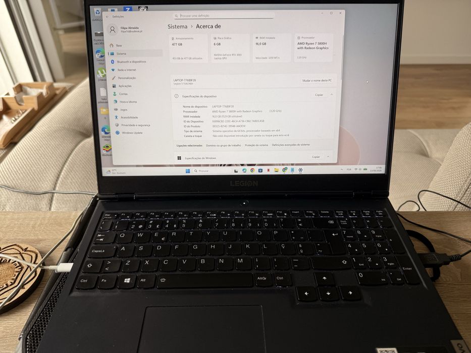 Lenovo legion 5 - Rtx 3060