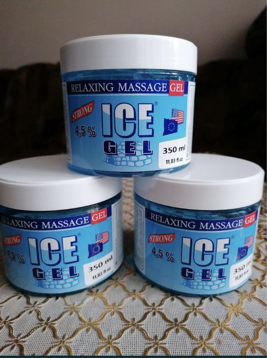 Żel Ice gel strong 4,5 % na bóle mięśniowe, stawowe i kostne