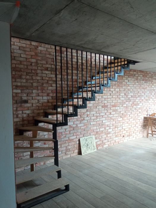 Schody metalowe, loft, nowoczesne, industrialne, zetka