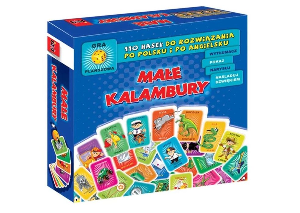 Małe kalambury JAWA Jawa pudełko,25x25x5,7 cm