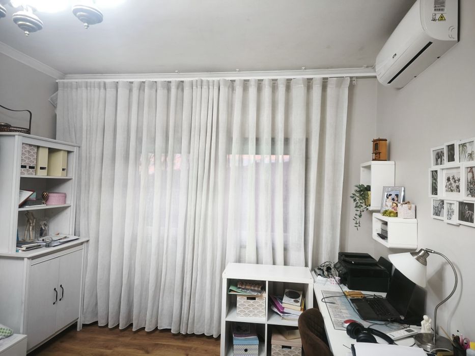 Cortinados efeito onda +- 14 mt tecido