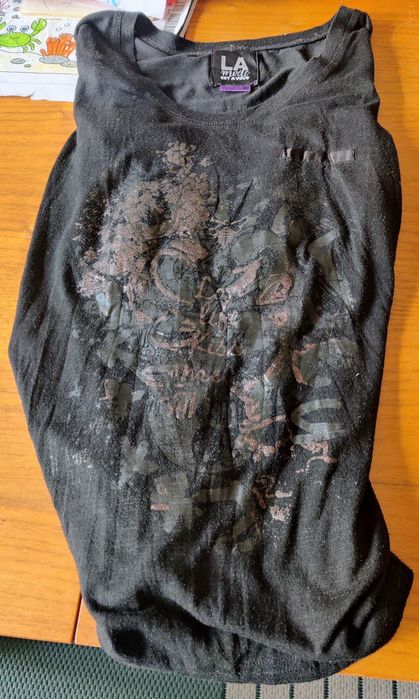 T-shirt, manga comprida, preta, La Mode est à Vous, 36