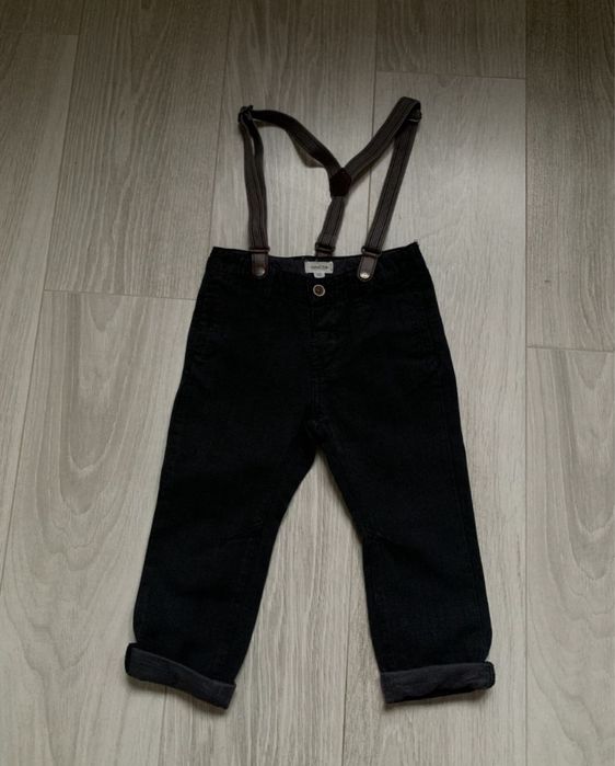 Детские штаны с подтяжками Newbie