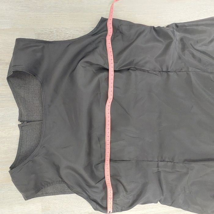 Сарафан женский серый на чехле, р.52-54. Офисная одежда.