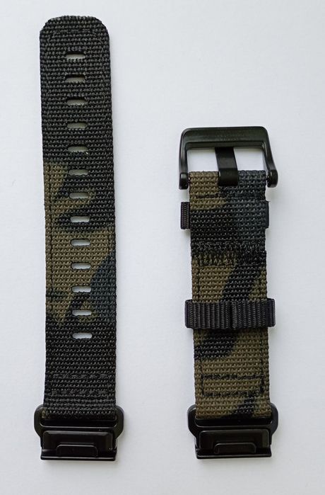 Pasek do zegarka Garmin Timex 22mm nylonowy green camp quick fit camo