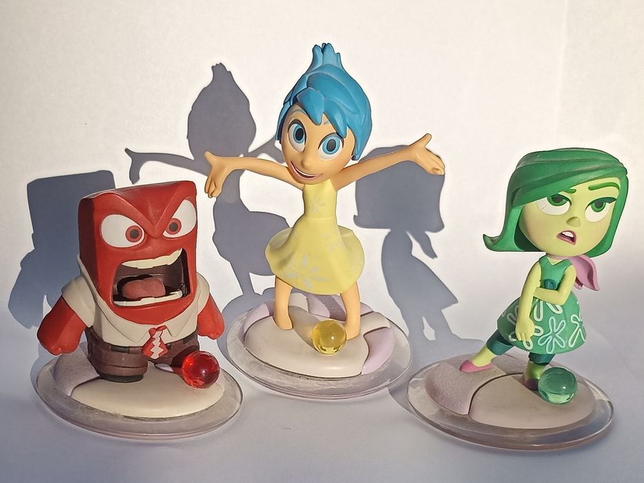 Figurki Anger, Joy i Disgust z Disney Infinity
