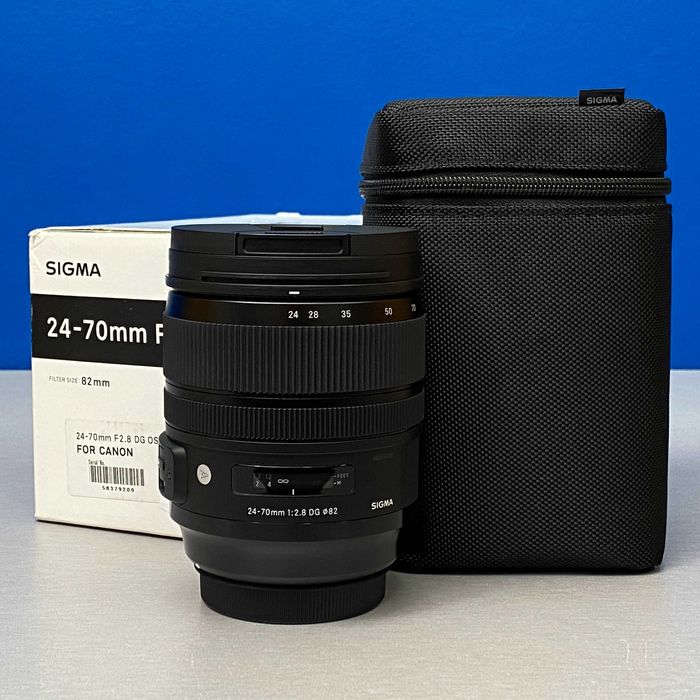 Sigma ART 24-70mm f/2.8 DG OS HSM | Canon | 3 ANOS DE GARANTIA
