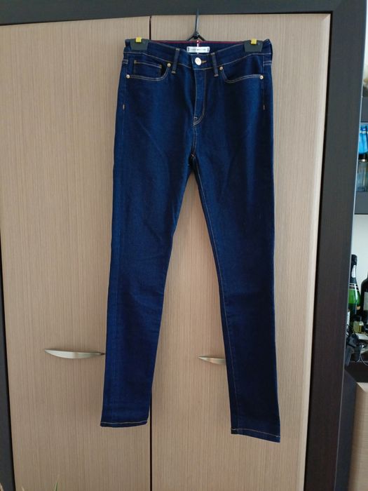 Damskie jeansy Tommy Hilfiger Como Skinny W28 L32 – Granatowe – Jak No