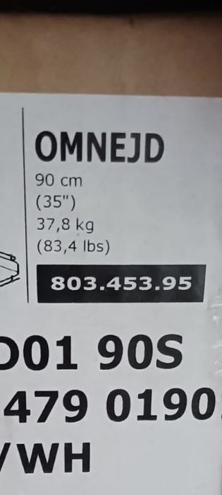 Okap sufitowy Ikea Omnejd