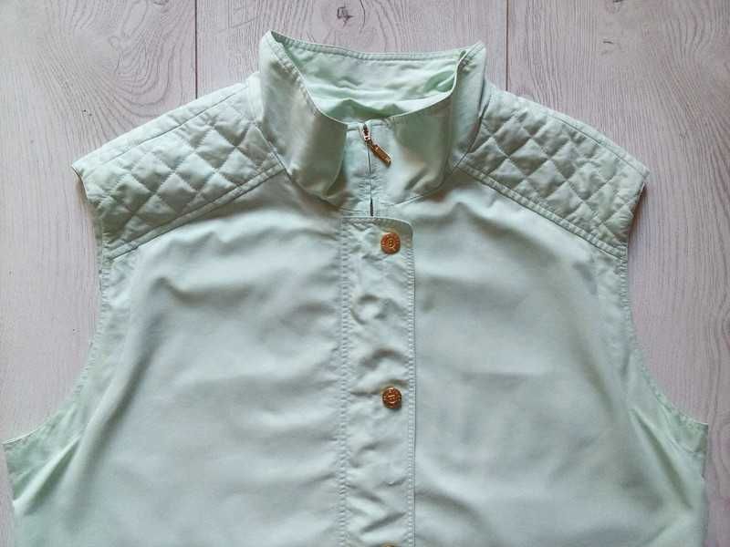 miętowa kamizelka marki Weekend by Basler roz.. 46 nowa bezrękawnik