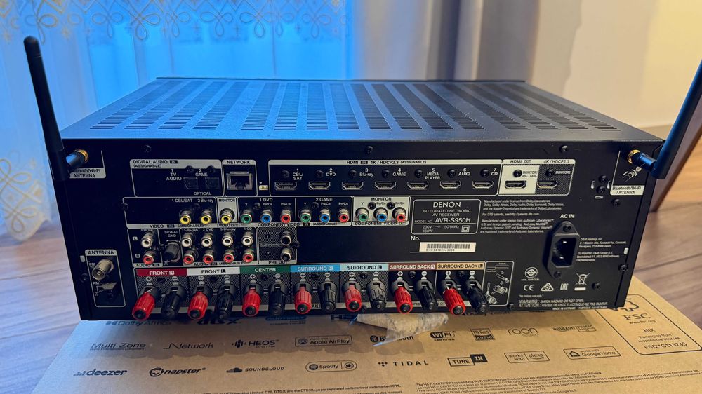 Amplituner Denon AVR-S950H 7.2 Dolby Atmos DTS X Wi-Fi Bluetooth
