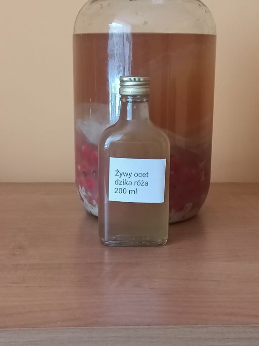 Żywy ocet z dzikiej róży 200 ml