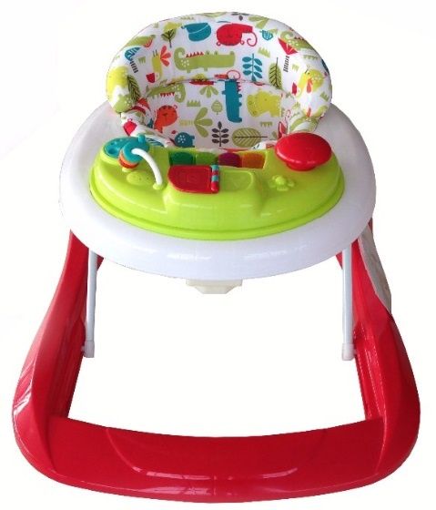 Bezpieczny chodzik dla dziecka RÓŻOWY , ZIELONY Najważniejsze cechy