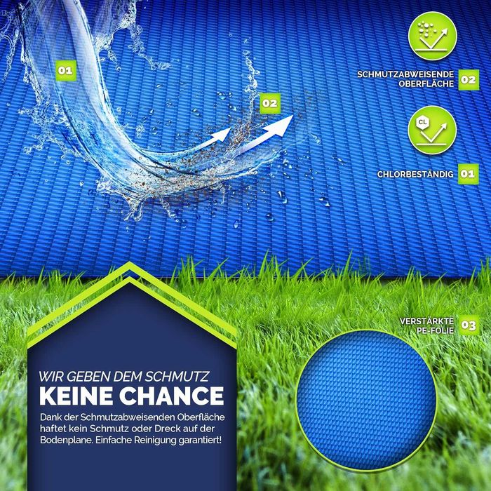 Plandeka podłogowa do basenu