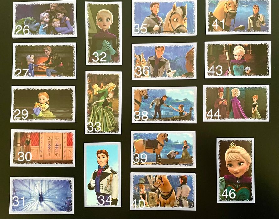 Cromos Panini Frozen - o Reino do Gelo