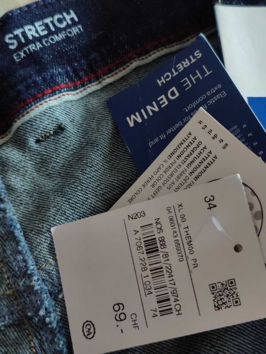 Джинсы The Regular by C&A Buying jeans Germany w big stretch navy.