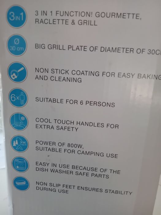 Grill elektryczny nowy