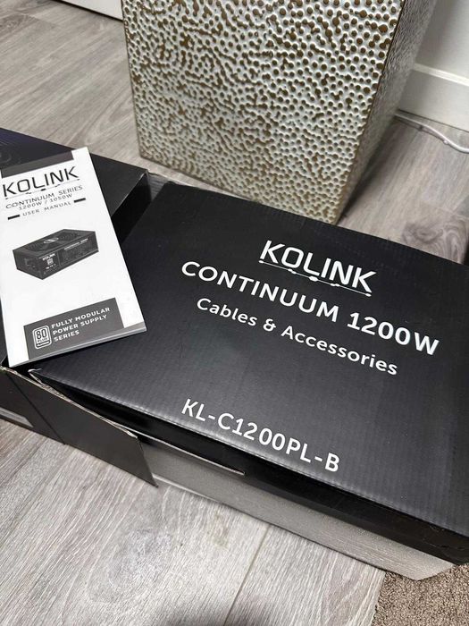 KOLINK CONTINUUM PSU - 1200W - 80 PLUS PLATINUM - MODULAR