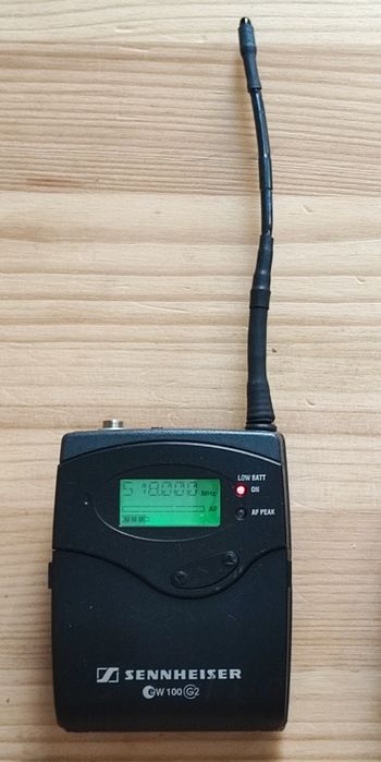 Emissor Sennheiser SK100 G2 Banda A 
100% funcional.