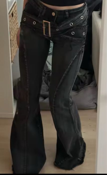 джинси кльош у2к опіум гранж